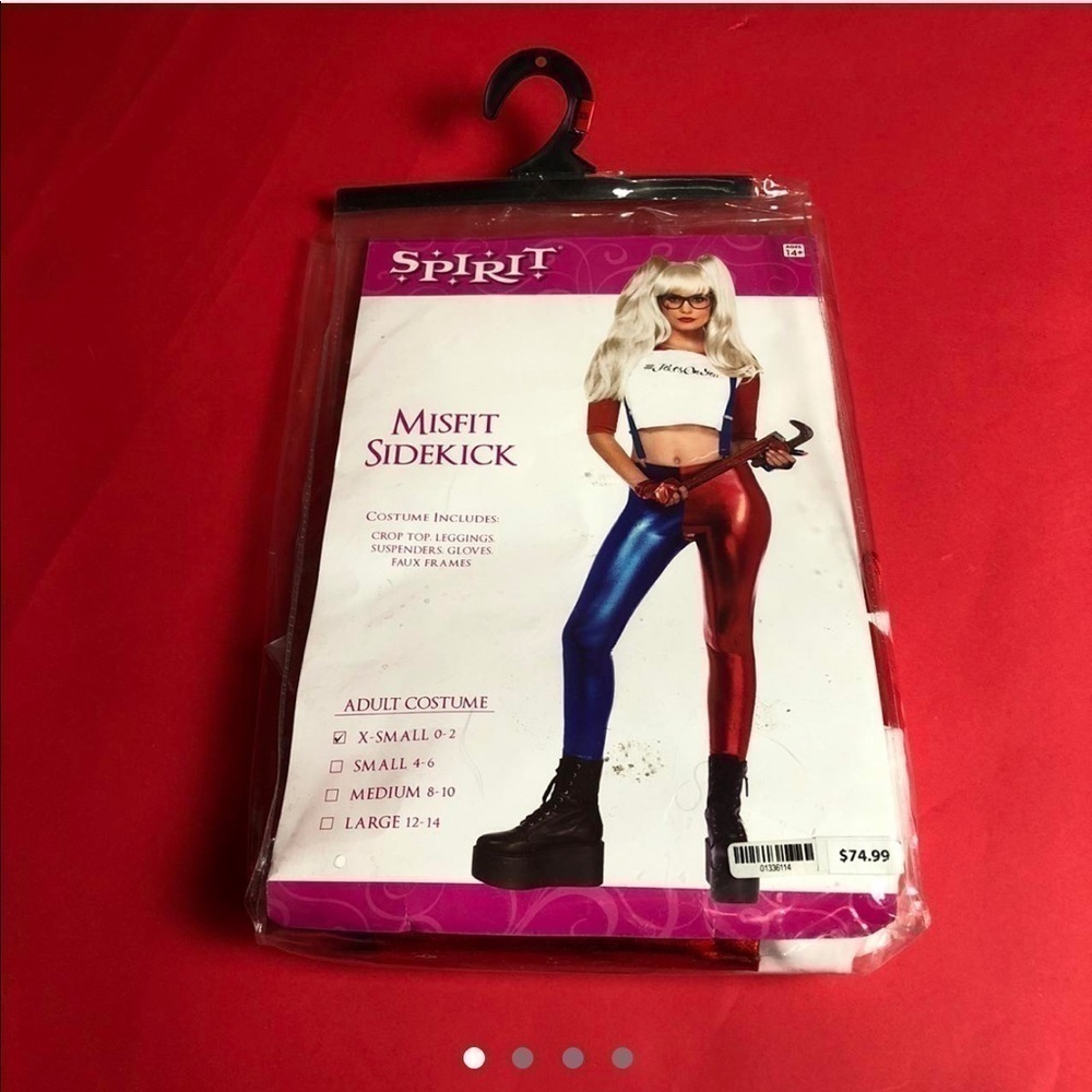 Misfit sidekick, essentially a Harley Quinn costume 💙♥️‌‌